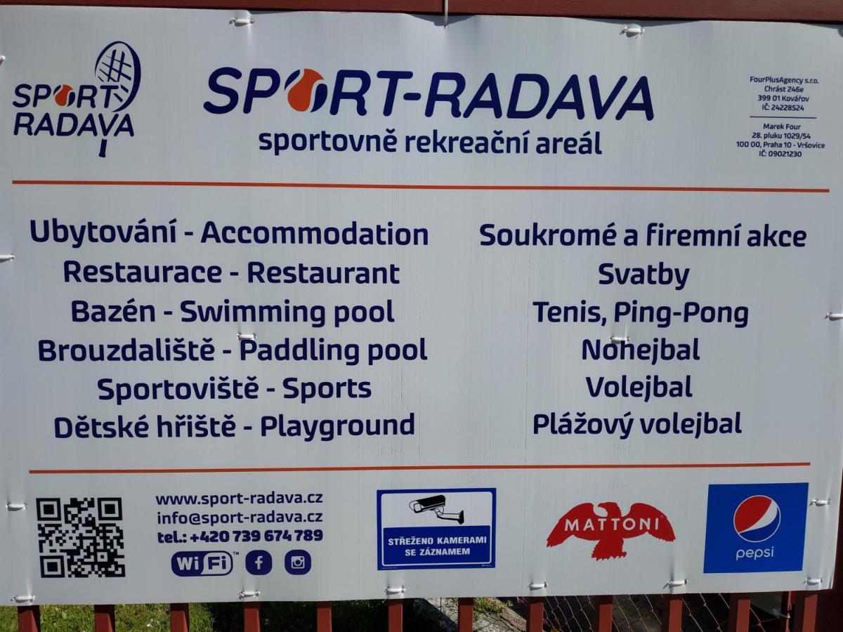 Sport-Radava Hotel Kovarov Luaran gambar